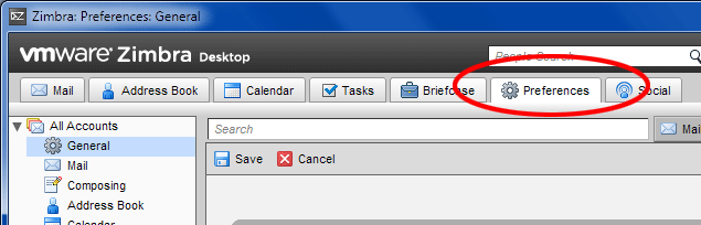 After selecting preferences, in the left side of panel, click on ...