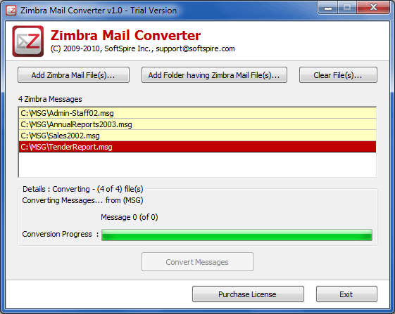 Zimbra to Outlook Migration software