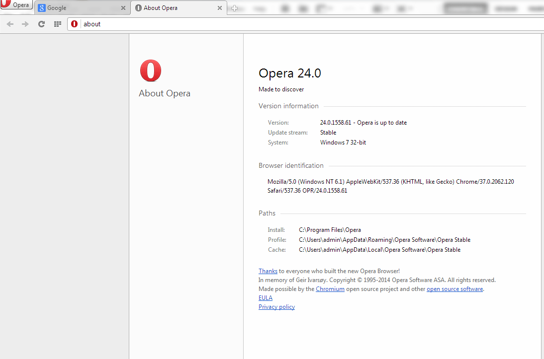 accessing opera mail