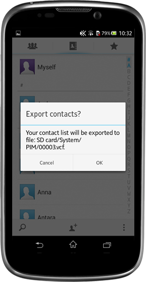 export contacts from outlook web app